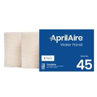 AprilAire 45 Replacement Water Panel for Whole-House Humidifier Models 400400A and 400M (2-Pack) 45