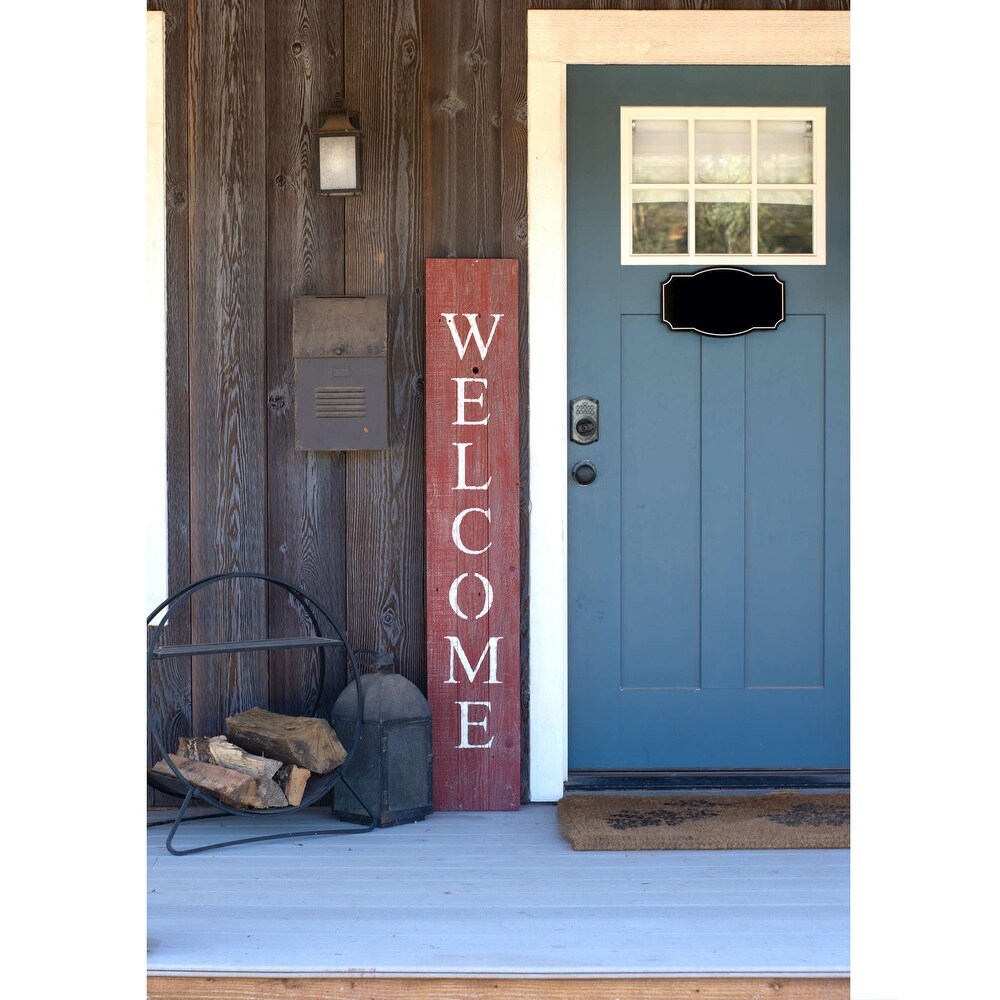 Rustic Farmhouse 5ft Vertical Front Porch Welcome Sign