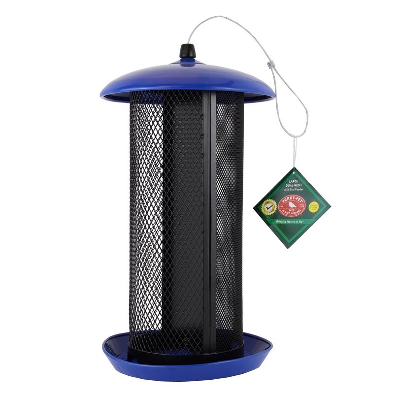 BIRD FEEDER BLK/BLU 8LB