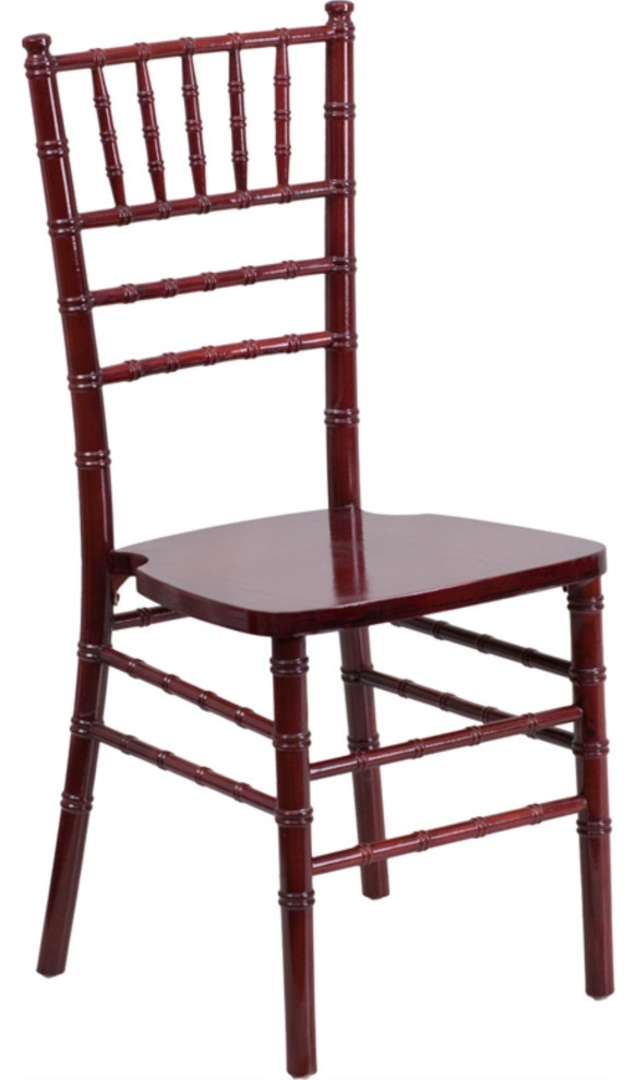 Flash Furniture Wood Chiavari Stacking Chair  Fruitwood   Transitional   Dining Chairs   by VirVentures  Houzz