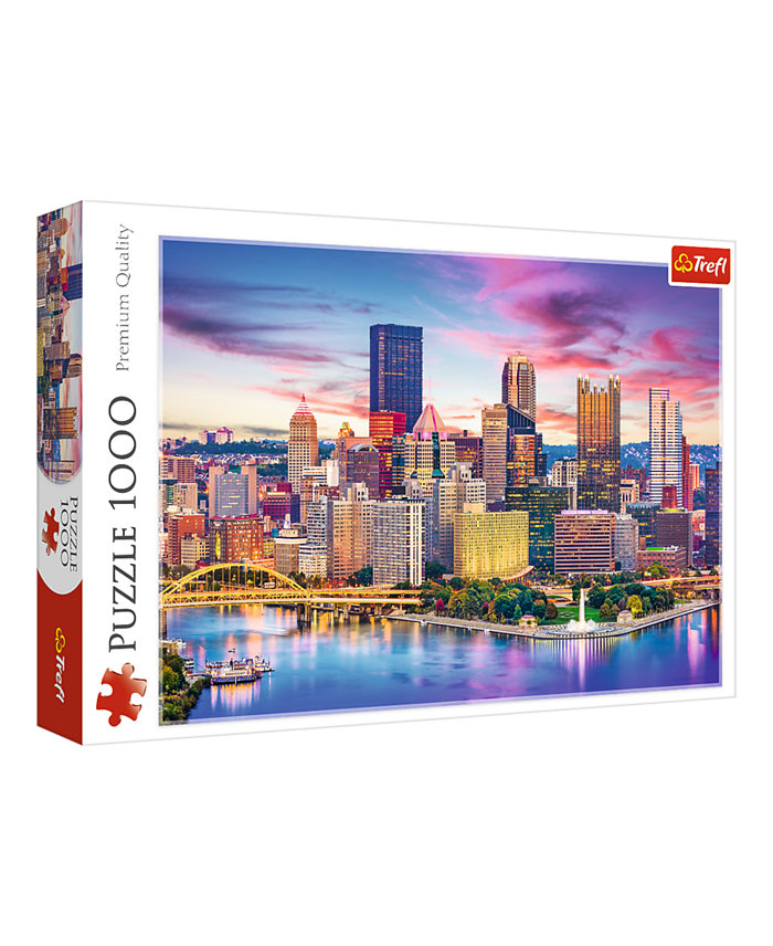 Trefl Red 1000 Piece Puzzle- Pittsburgh Pennsylvania USA