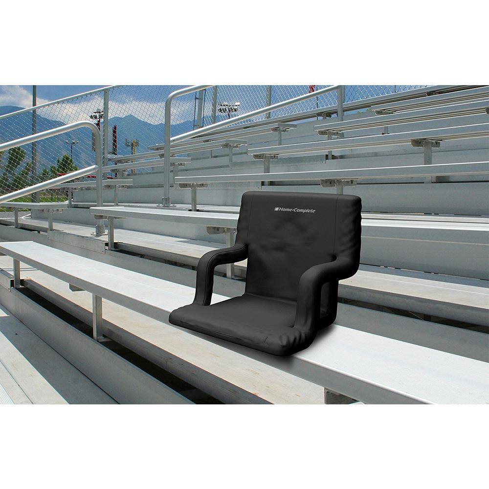 Home-Complete Black Stadium Seat Chair HW4500002