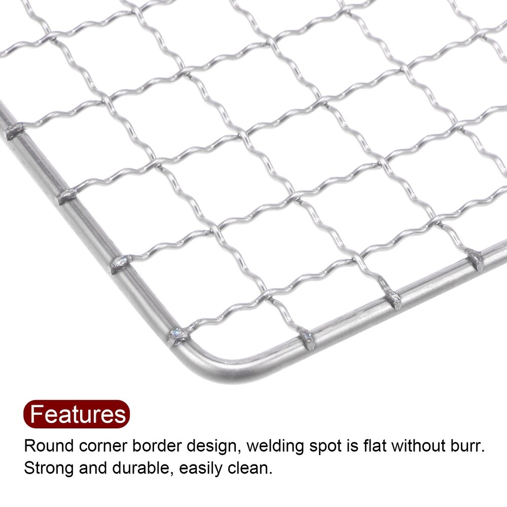 2pcs Square BBQ Grill Net 19.7\