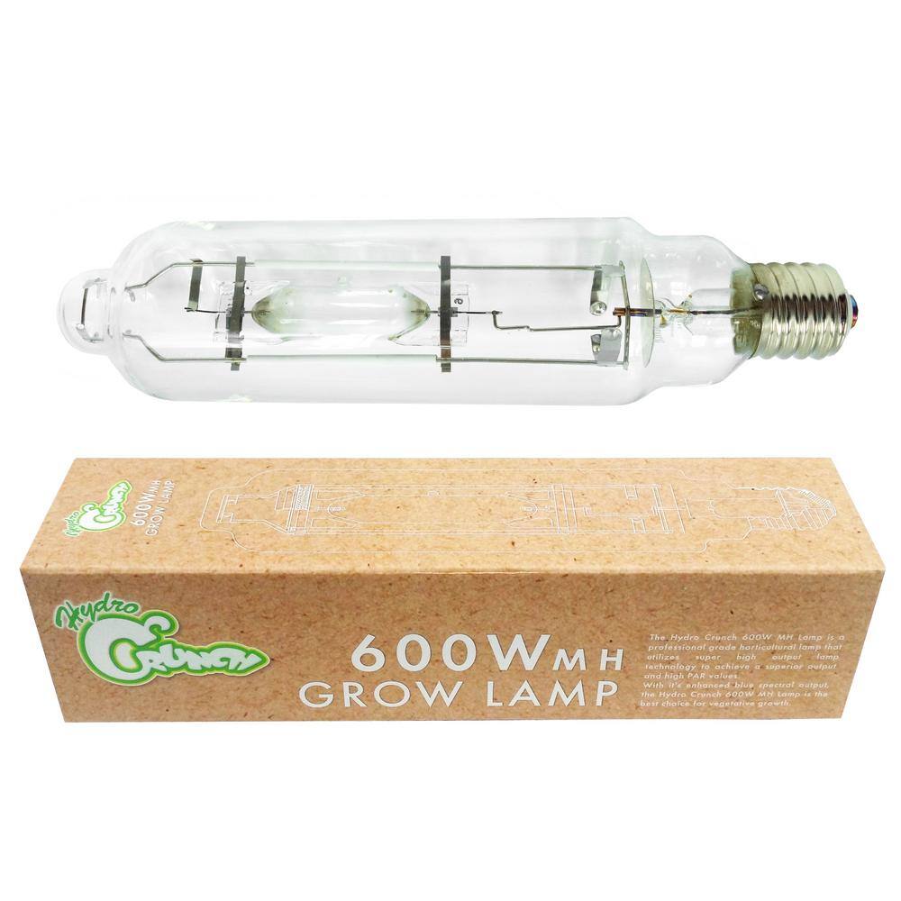 Hydro Crunch 600-Watt Metal Halide MH High Intensity Discharge HID Grow Light Bulb D911009700