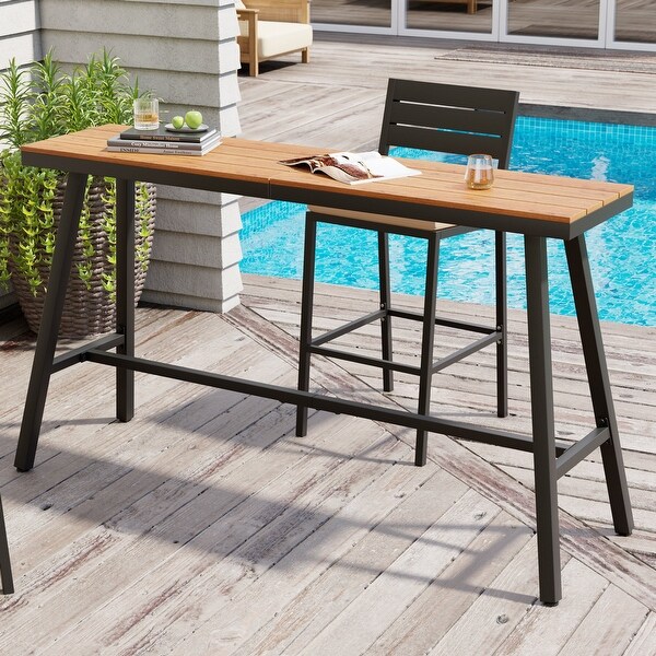 Outdoor Patio Bar Table Bistro Dining Table