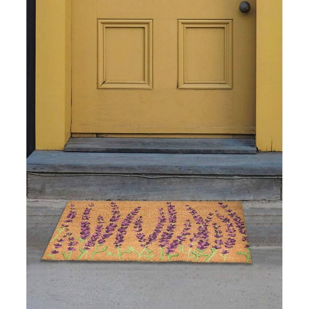 Natural Coir Door Mat    Season Indoor Outdoor Welcome Doormat  Easy Clean