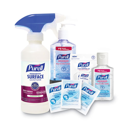 Gojo Purell Employee Care Kit | Hand and Surface Sanitizers， 6