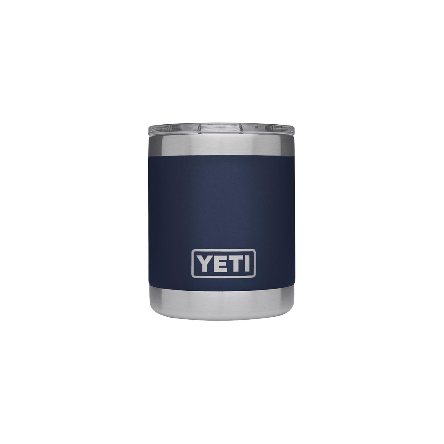 YETI Rambler 10 oz Lowball Navy BPA Free Tumbler with MagSlider Lid