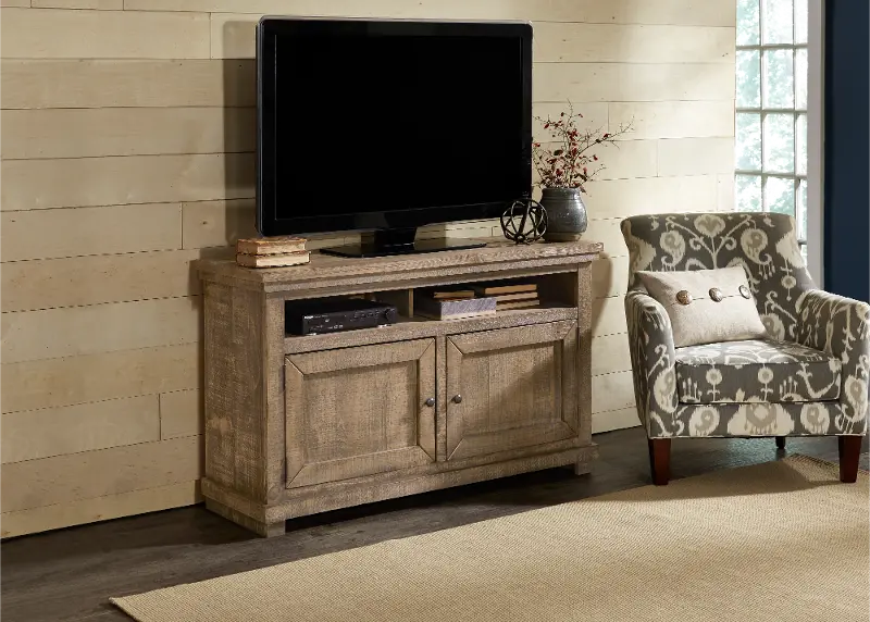 Willow Weathered Gray 54 TV Stand