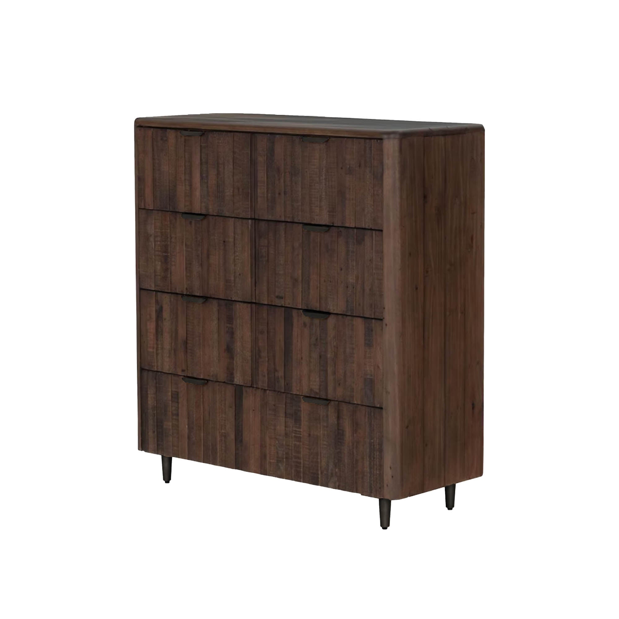 Lineo 7 Drawer Chest - Burnt Oak