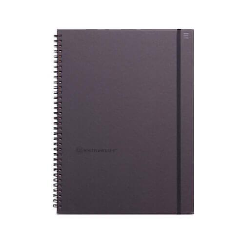 Whitelines Spiral Notebook A4 Black 160 page