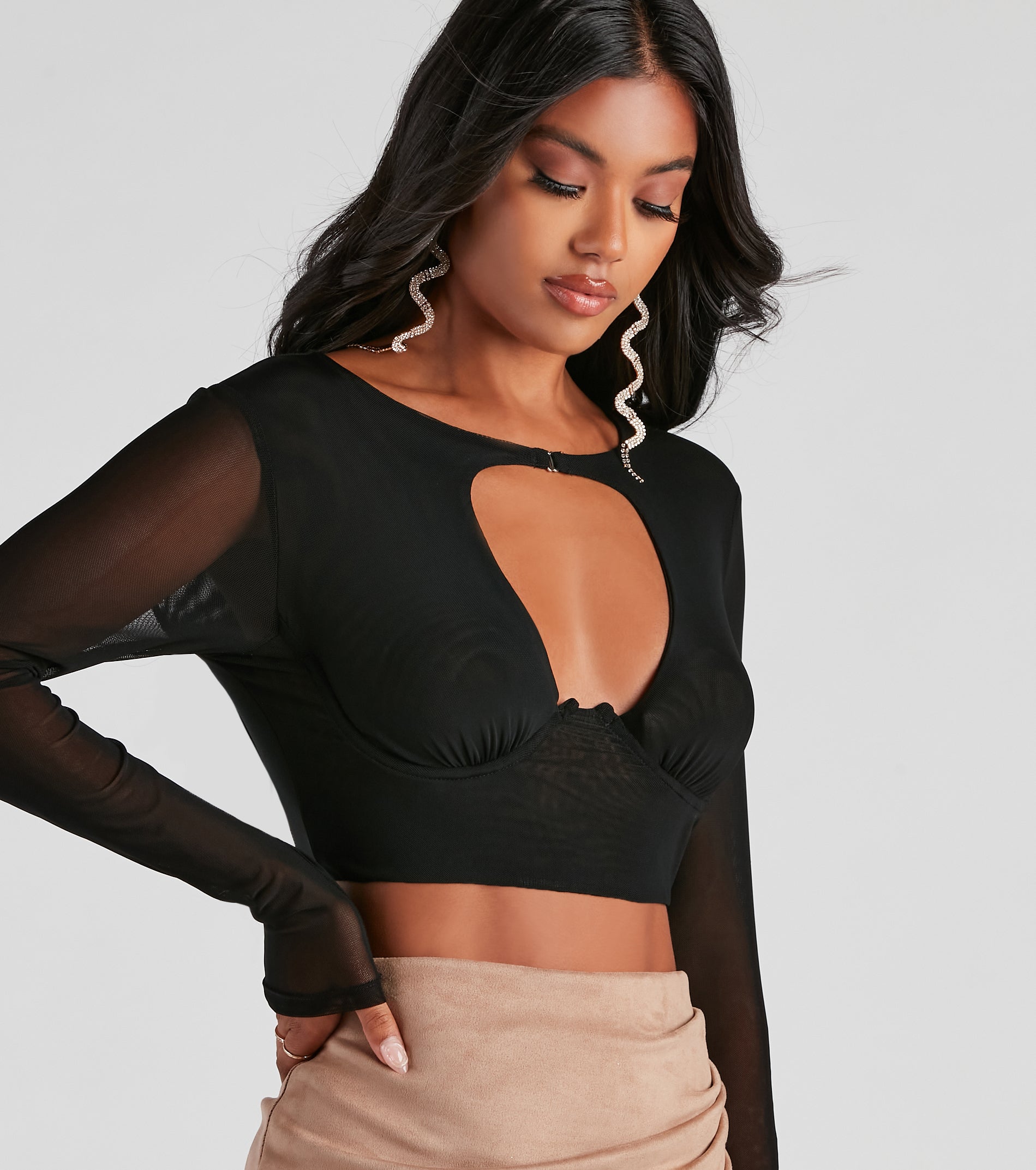 Make Things Mesh Wired Cutout Top