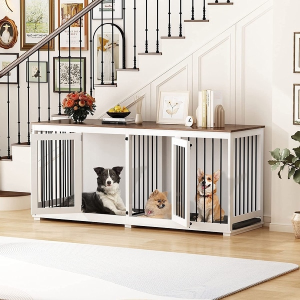 Large Dog Crate Furniture， 71