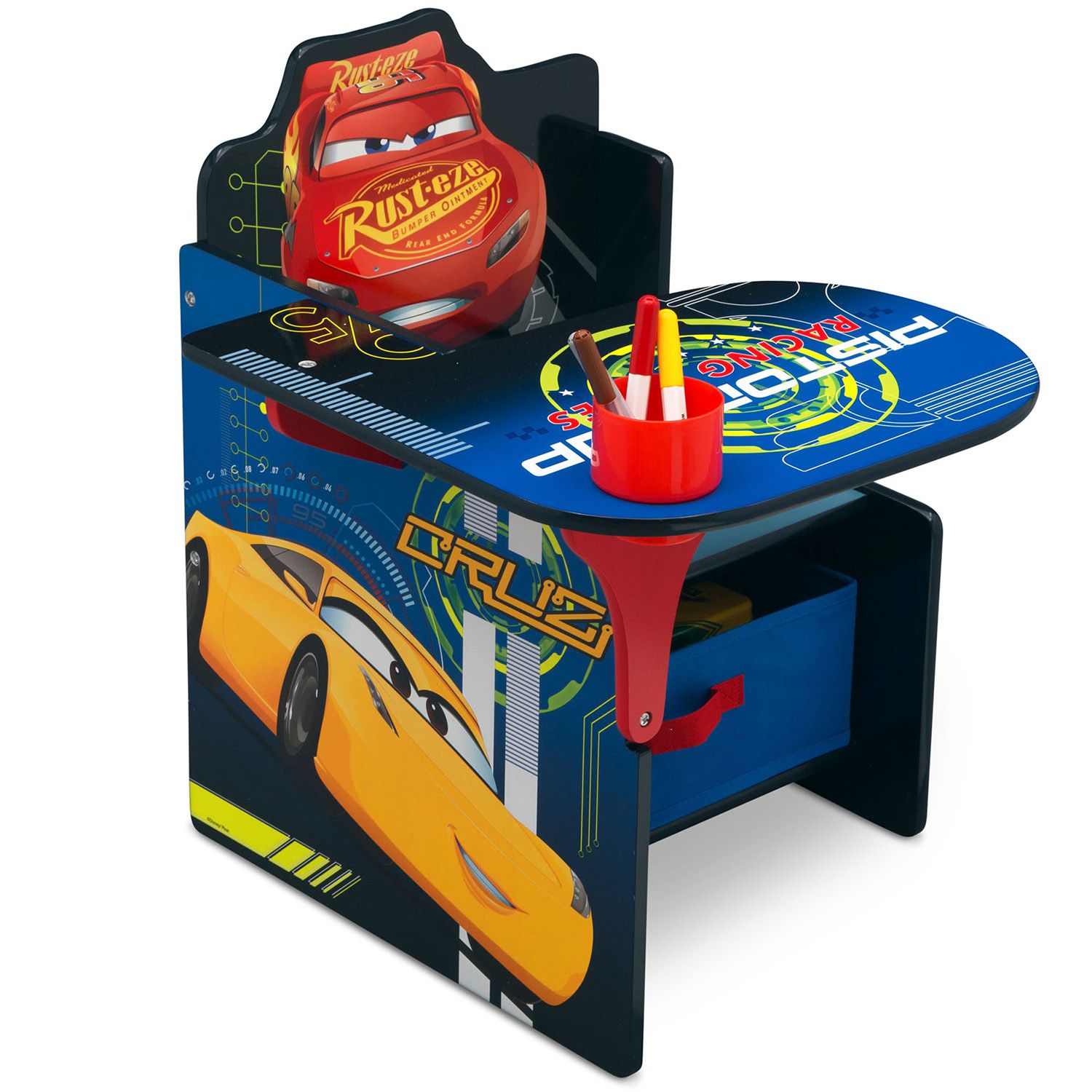 Disney / Pixar Cars Chair Desk With Storage Bin by Delta Children