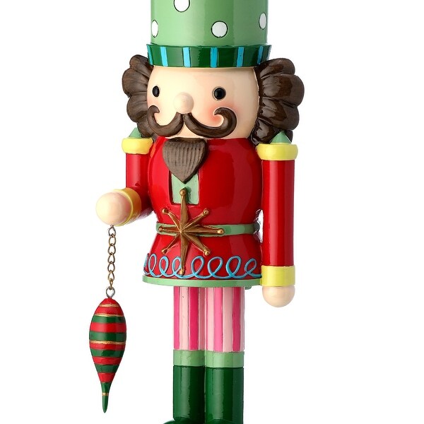 14 Resin Nutcracker With Ornament