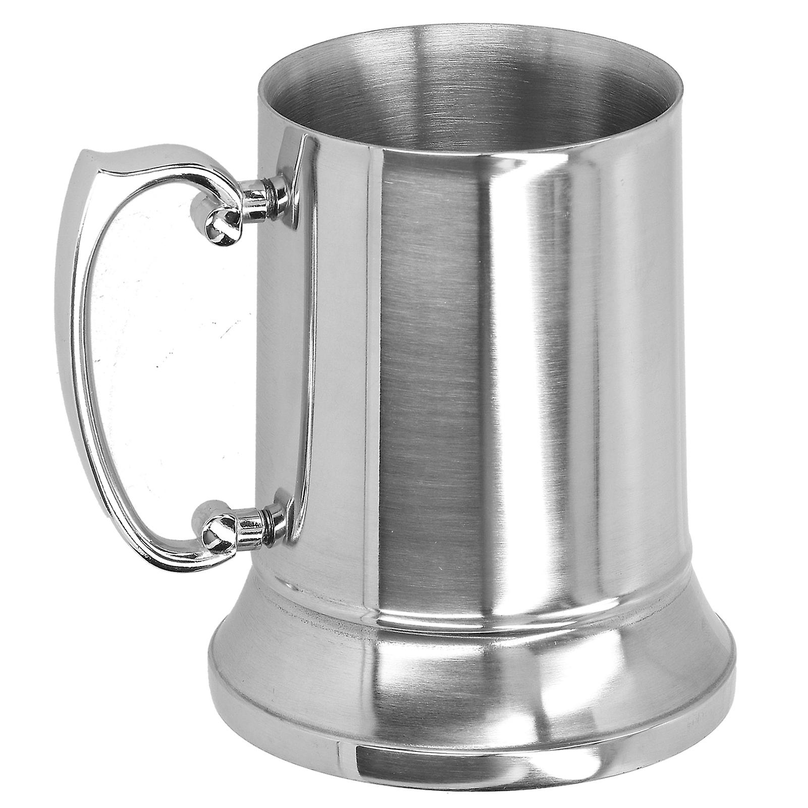 Stainless Steel Mug Silver With Handle For Bar Hotel Supplies Cocktail Glass Goblet Cups560ml