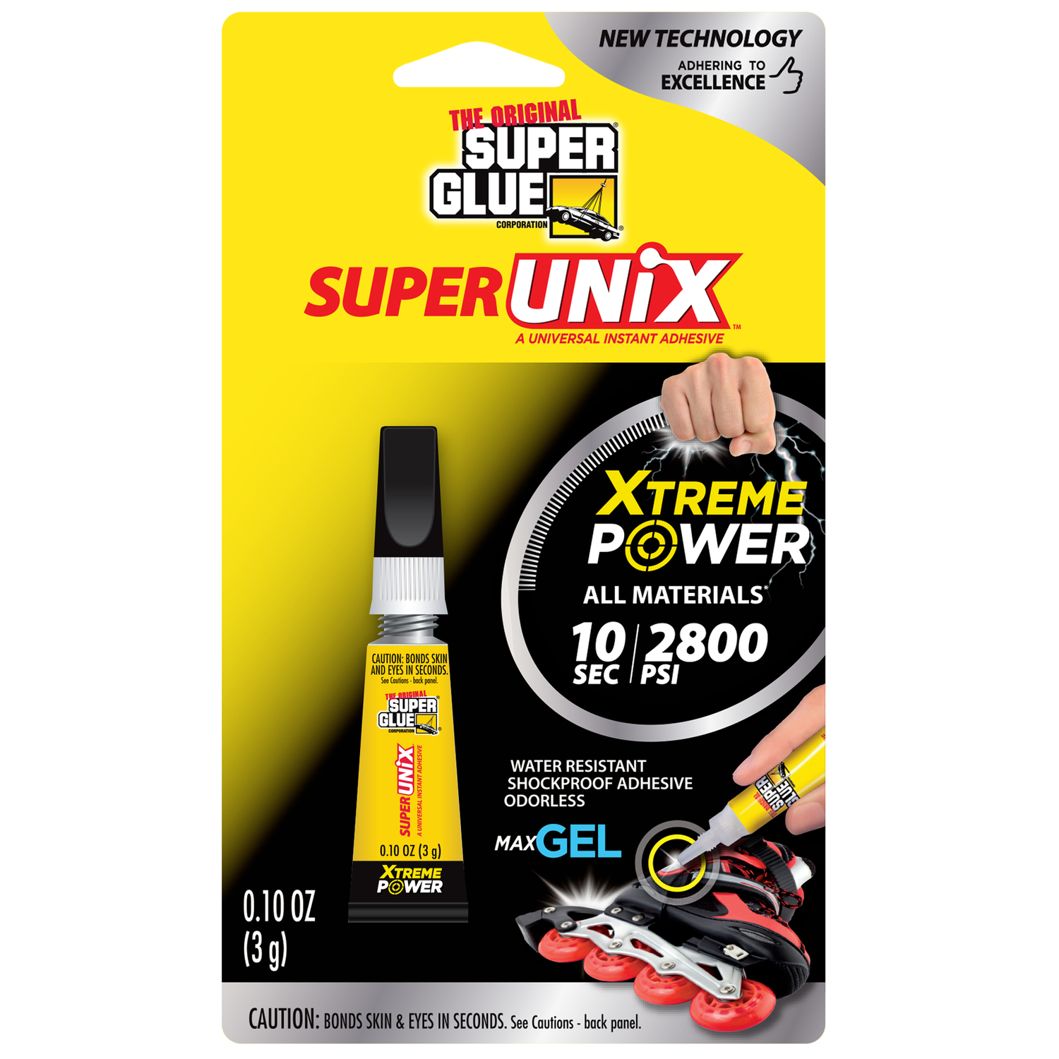 The Original Super Glue Superunix Super Strength Cyanoacrylate Instant Bond Adhesive 0.1 oz