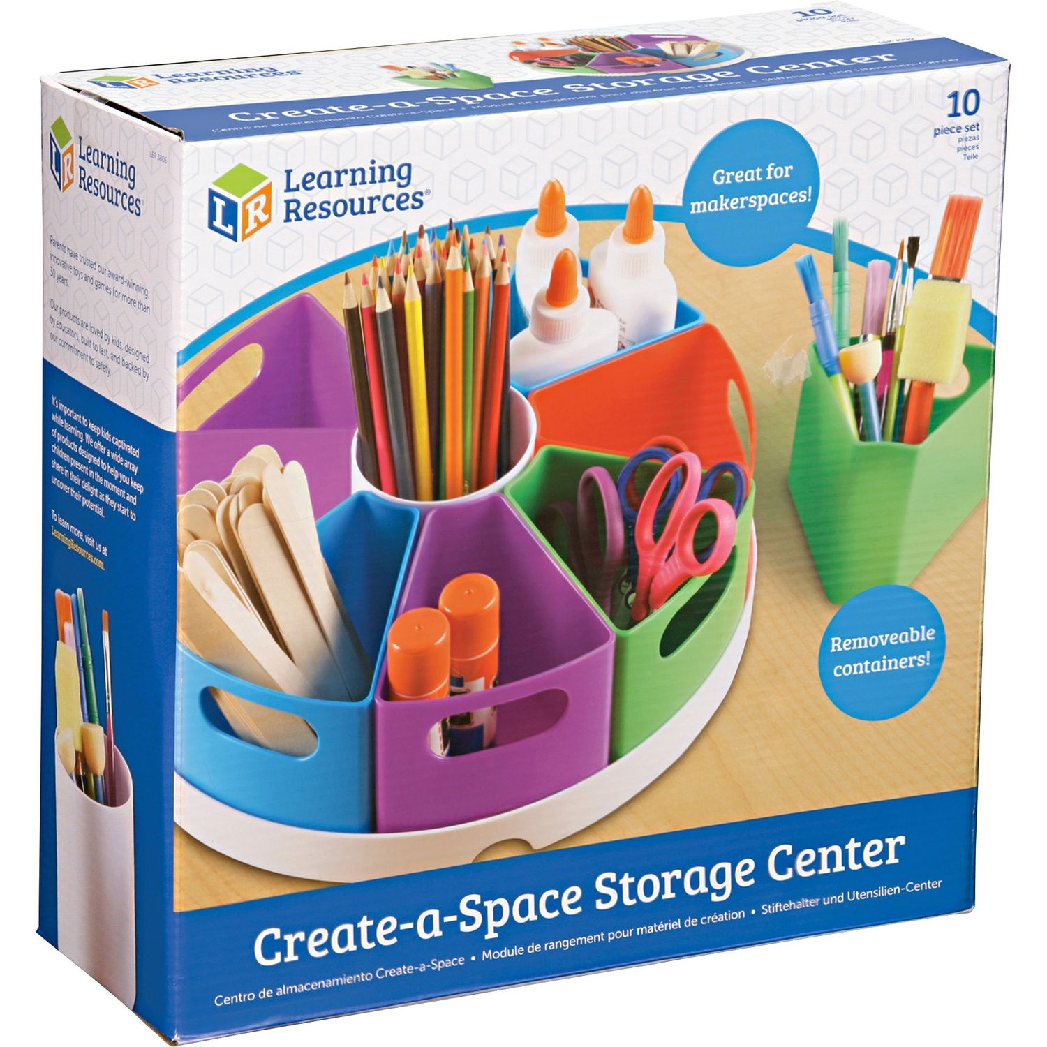 10-piece Storage Center by Learning Resources LRNLER3806