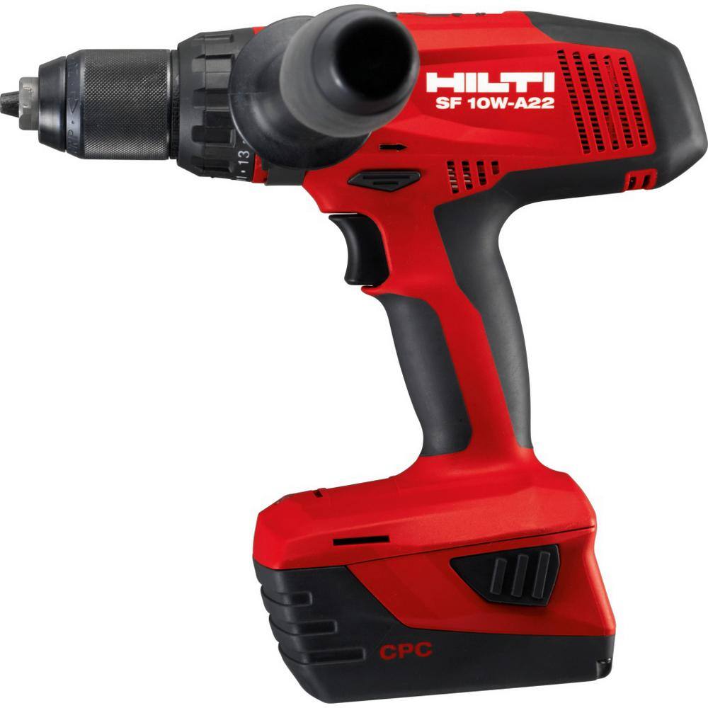 Hilti 22-Volt Lithium-Ion 12 in. Cordless High Torque Drill Driver SF 10W ATC Tool Body 2109829