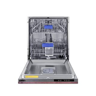 Summit Appliance 24 in. Custom Panel Ready Top Control Built-in Dishwasher 47 dBAr ENERGY STAR DW245NTADA