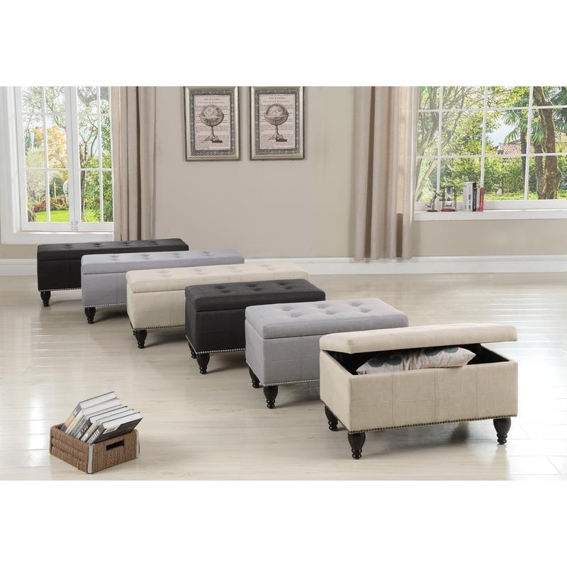 Copper Grove Bunlap Upholstered Storage Bench