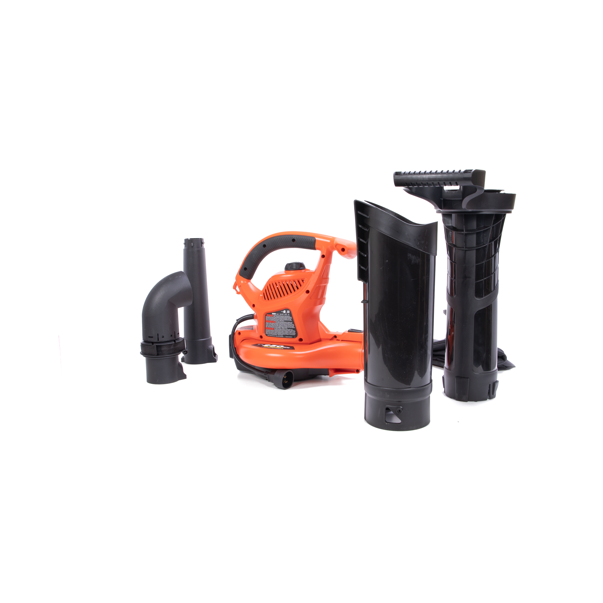 Leaf Blower & Leaf Vacuum, 3-in-1, 12-Amp, 250-MPH, 400-CFM