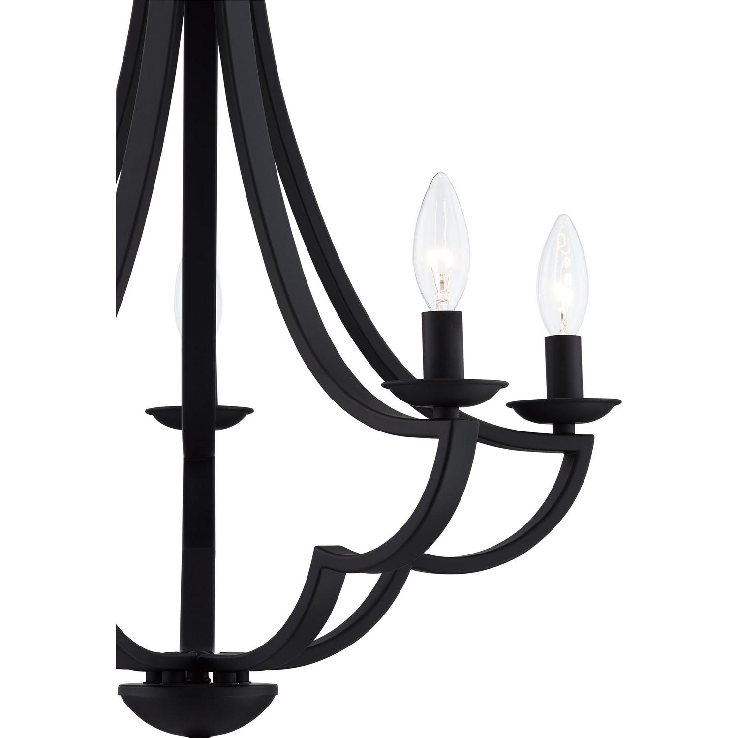 Ashley Harbour Northridge 5-Light Matte Black Chandelier