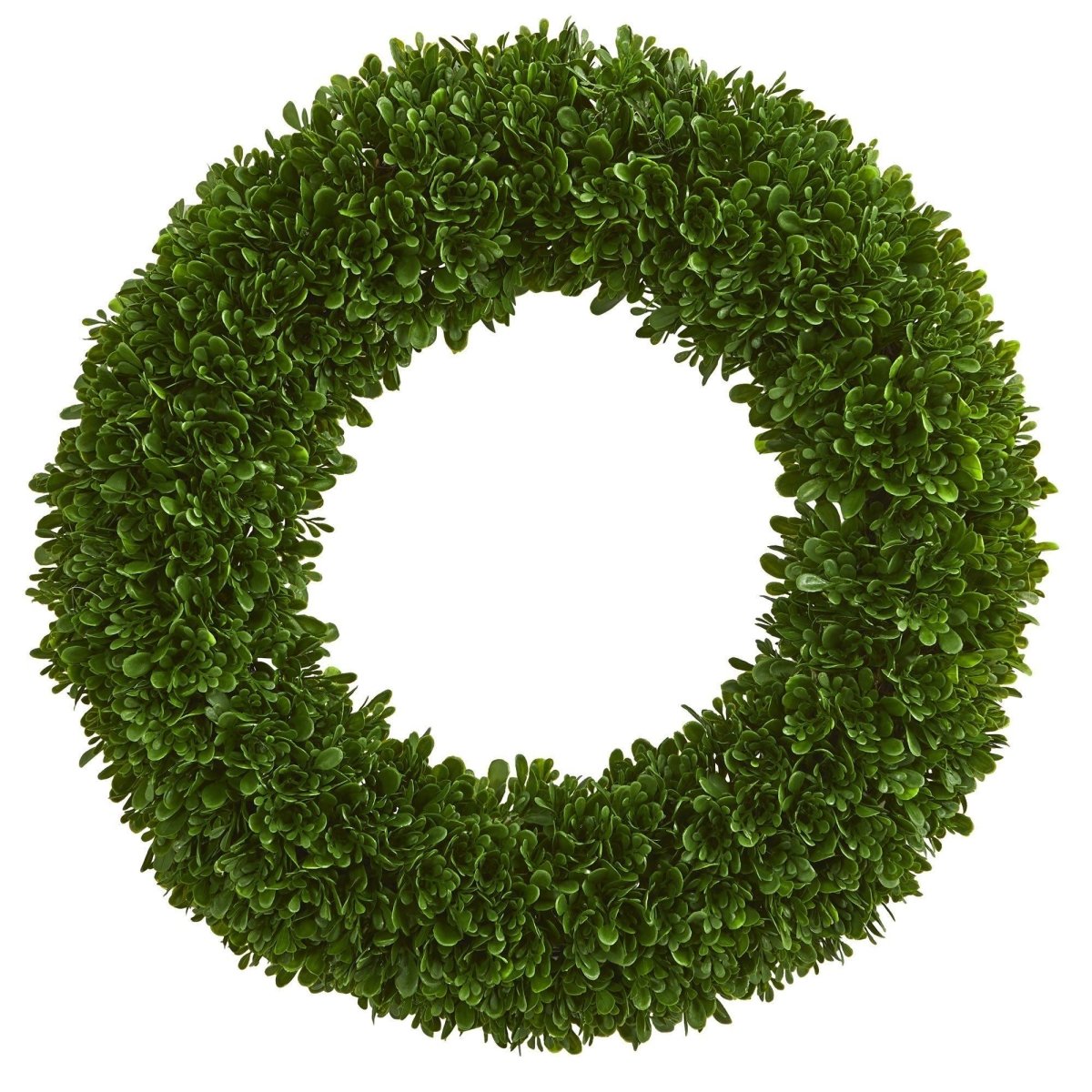 19.5” Tea Leaf Artificial Wreath | UV Resistant for Indoor & Outdoor Use