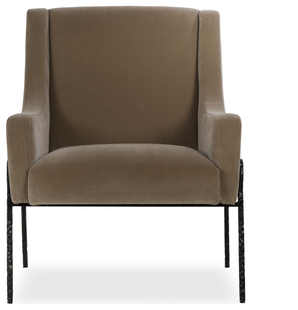 Chanta Chair   Industrial   Armchairs And Accent Chairs   by Peachtree Fine Furniture  Houzz