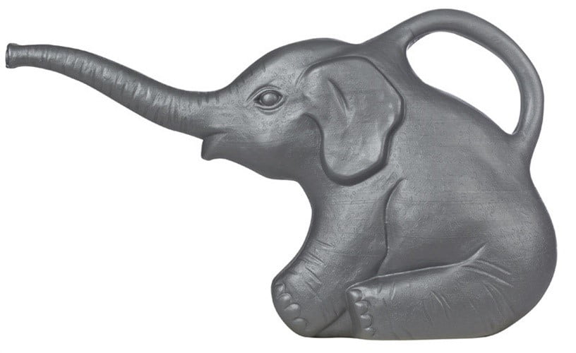 Union 63182 2 Qt Gray Elephant Watering Can