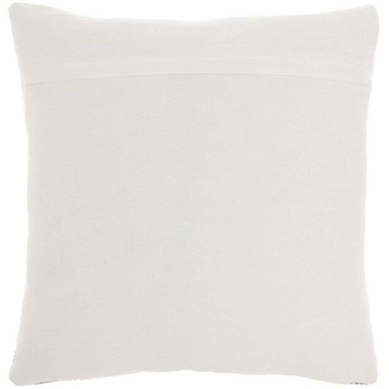 18x18 Woven and Stitched Square Throw Pillow Gray - Mina Victory