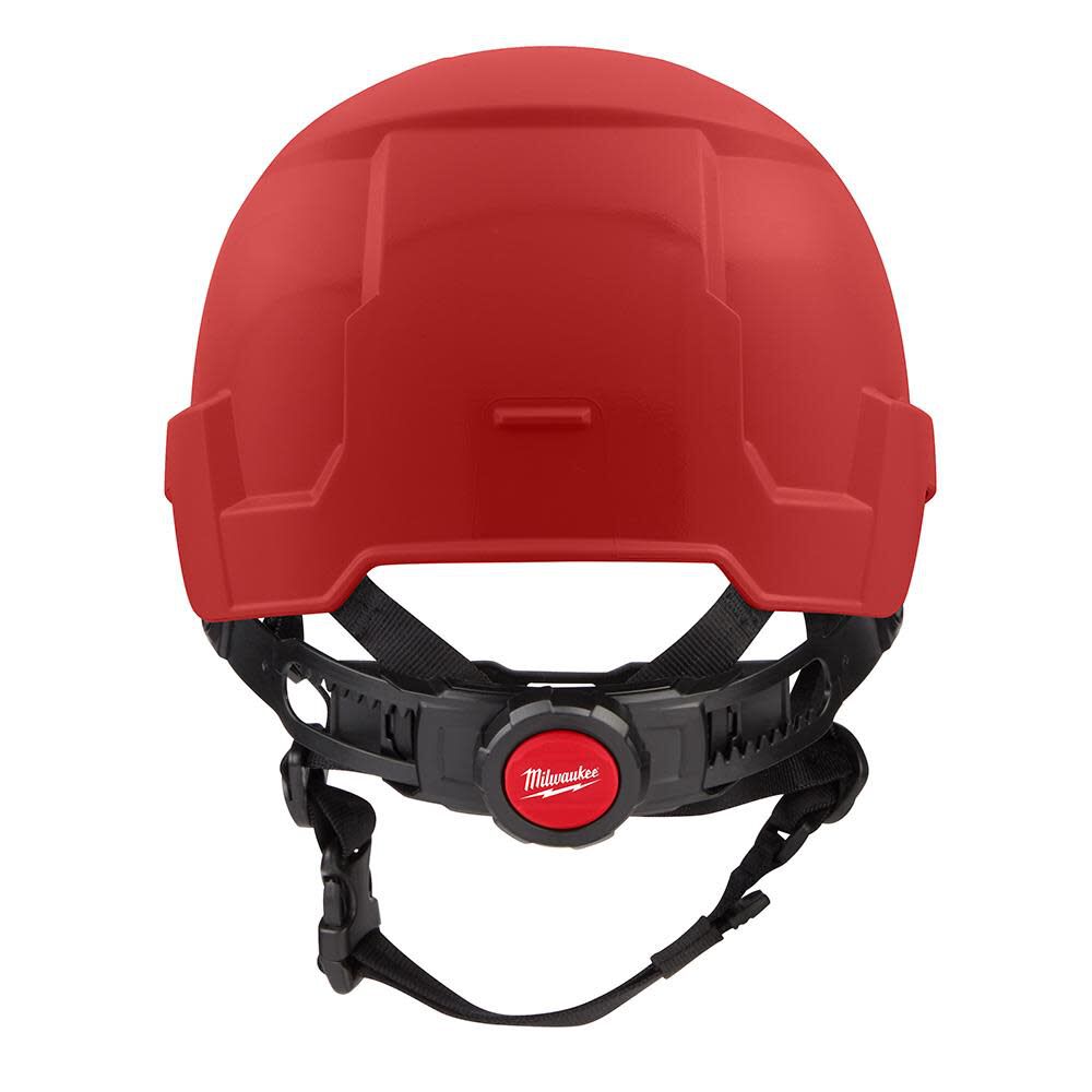 MW Red Front Brim Helmet with BOLT Class E 48-73-1329 from MW