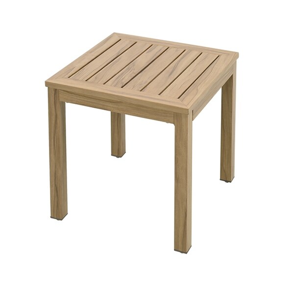 Woodgrain Aluminum Patio Conversation table