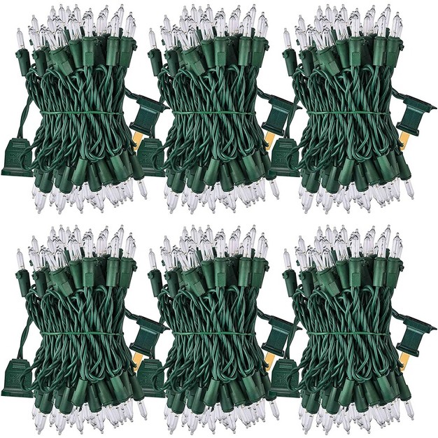 Joiedomi 6 Set Of 100 Count Led Christmas Lights