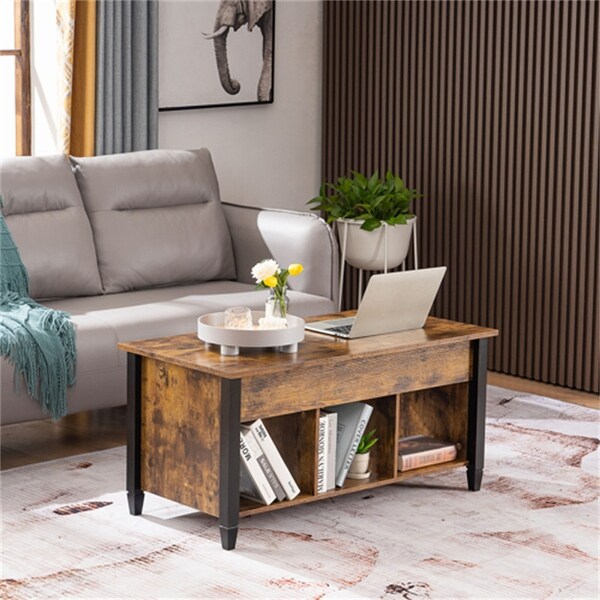 Living Room Furniture Lift Top Storage Coffee Table