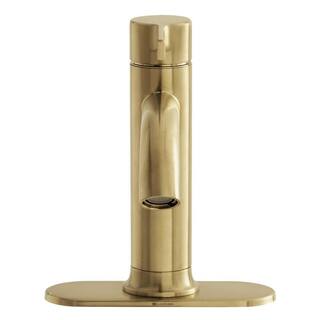 Glacier Bay Ryden Single Hole Single-Handle Bathroom Faucet in Brushed Gold FS1A9277CZ