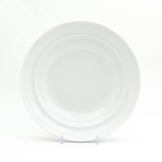 Euro Ceramica Essential 9 in. White Pasta Bowl Set (4-Piece) WHT-868105