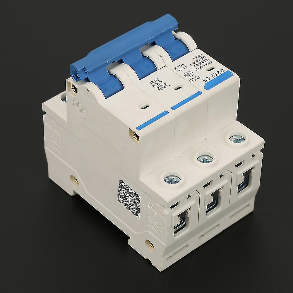 3P Miniature Protection Circuit Breaker DZ47-63 40A 400V