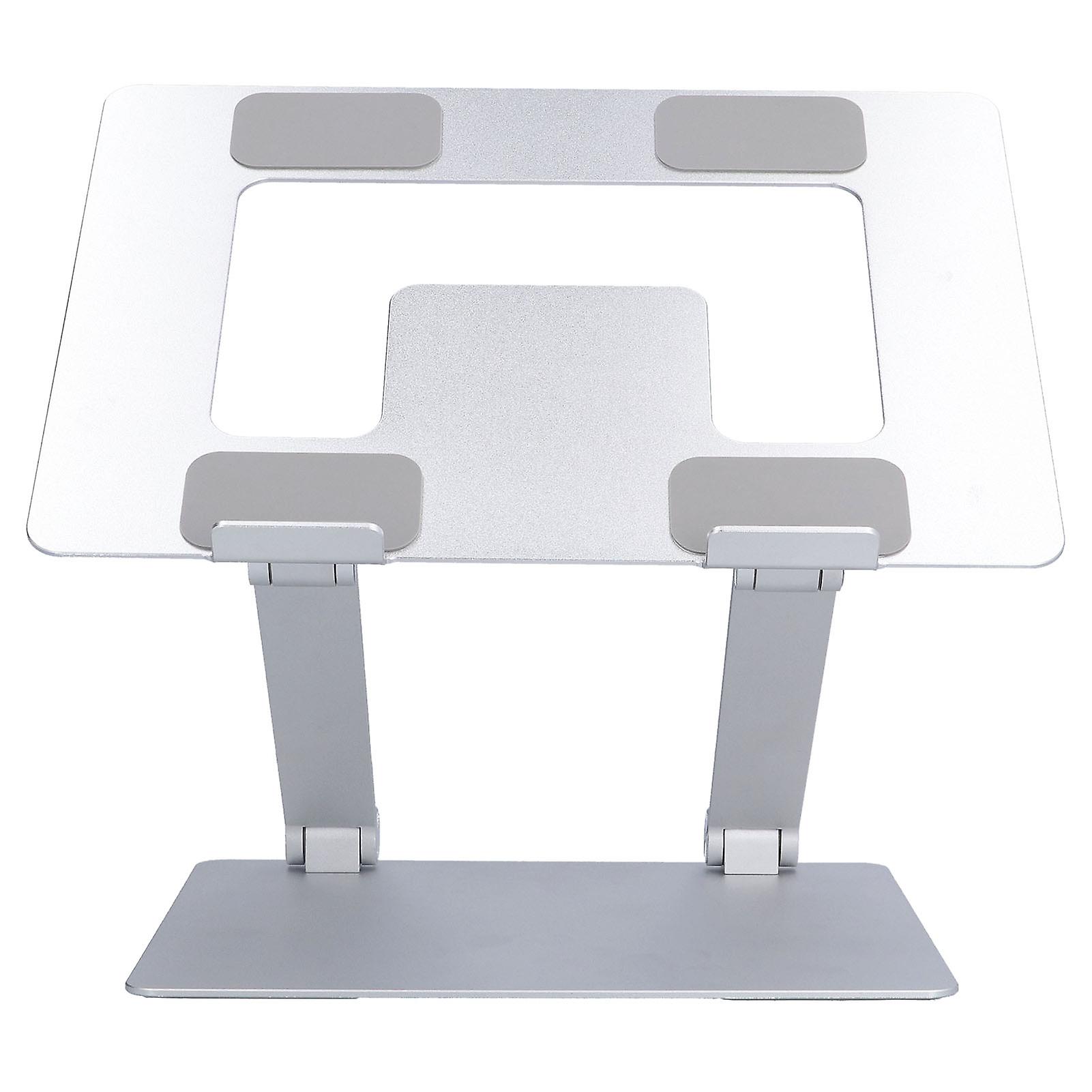 Laptop Stand Collapsible Aluminium Alloy Computer Riser Stand Silver Notebook Support Cooling Holder For Laptop Within 18in