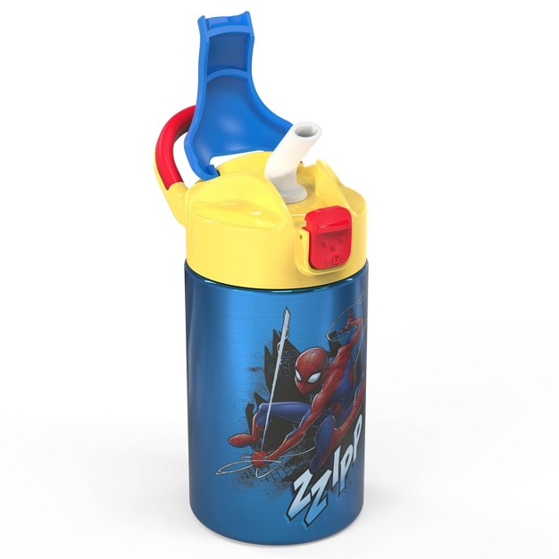 Spider man 14oz Stainless Steel Double Wall Valiant Bottle Zak Designs