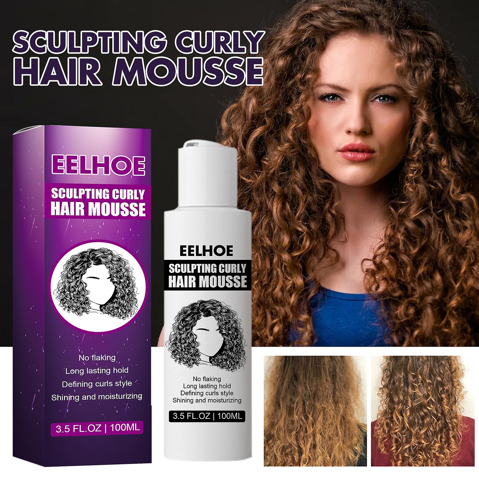 Foreign Trade Cross-border Curly Hair Styling Elastin Curly Hair Moisturizing Fluffy Styling Hairstyle Care Elastin