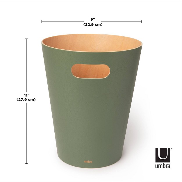 Umbra 2gal Woodrow Indoor Trash Can