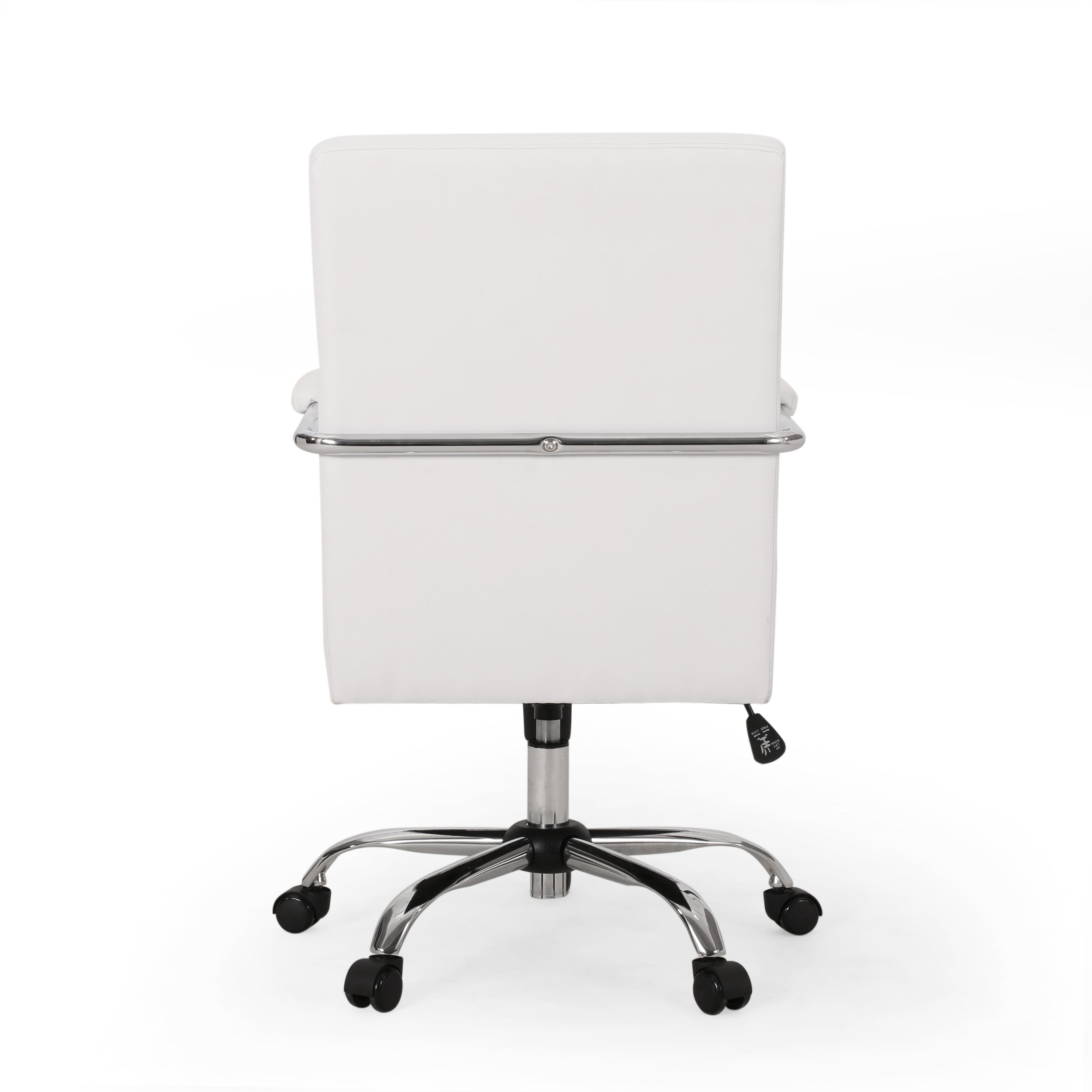 Elke Modern Channel Stitched Swivel Office Lift Chair