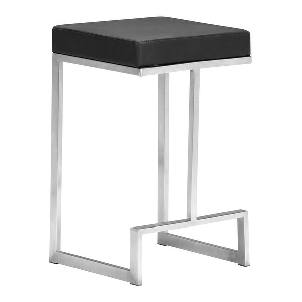 Dune Buggy Counter Stool (Set of 2) Black - N/A