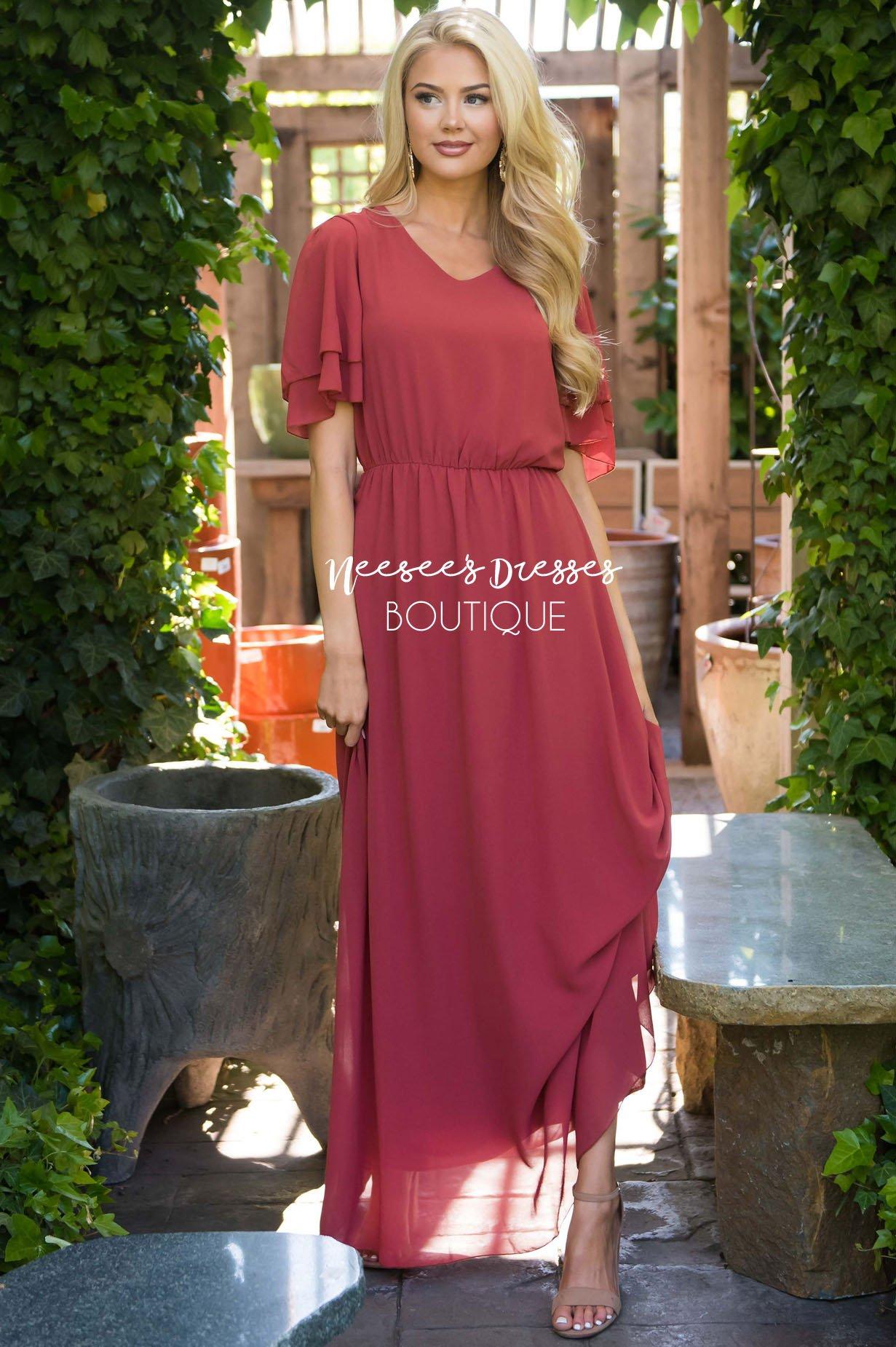 The Chloe Chiffon Maxi Dress