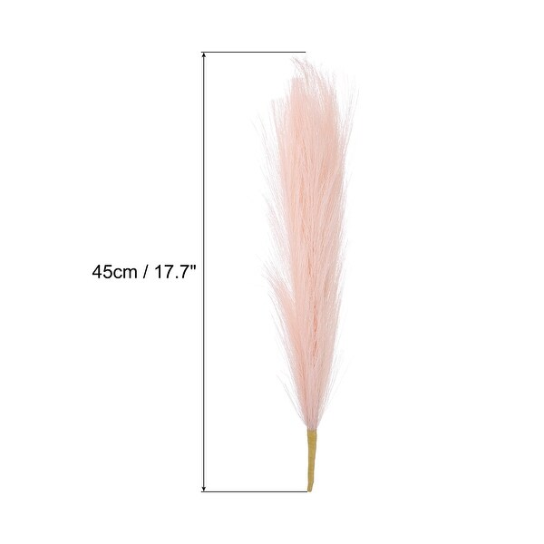 6Pcs Pampas Grass，17.7 Fake Pampas Grass for Wedding Decoration