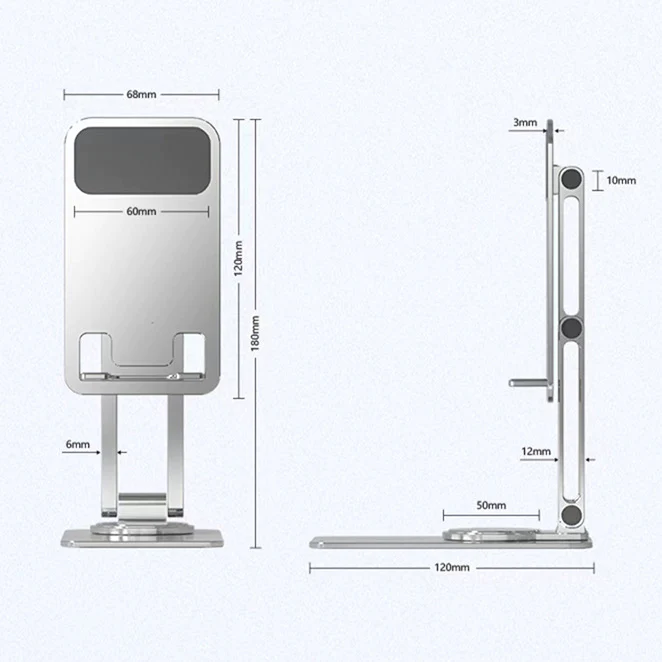 Metal Alloy Multifunctional Foldable Support