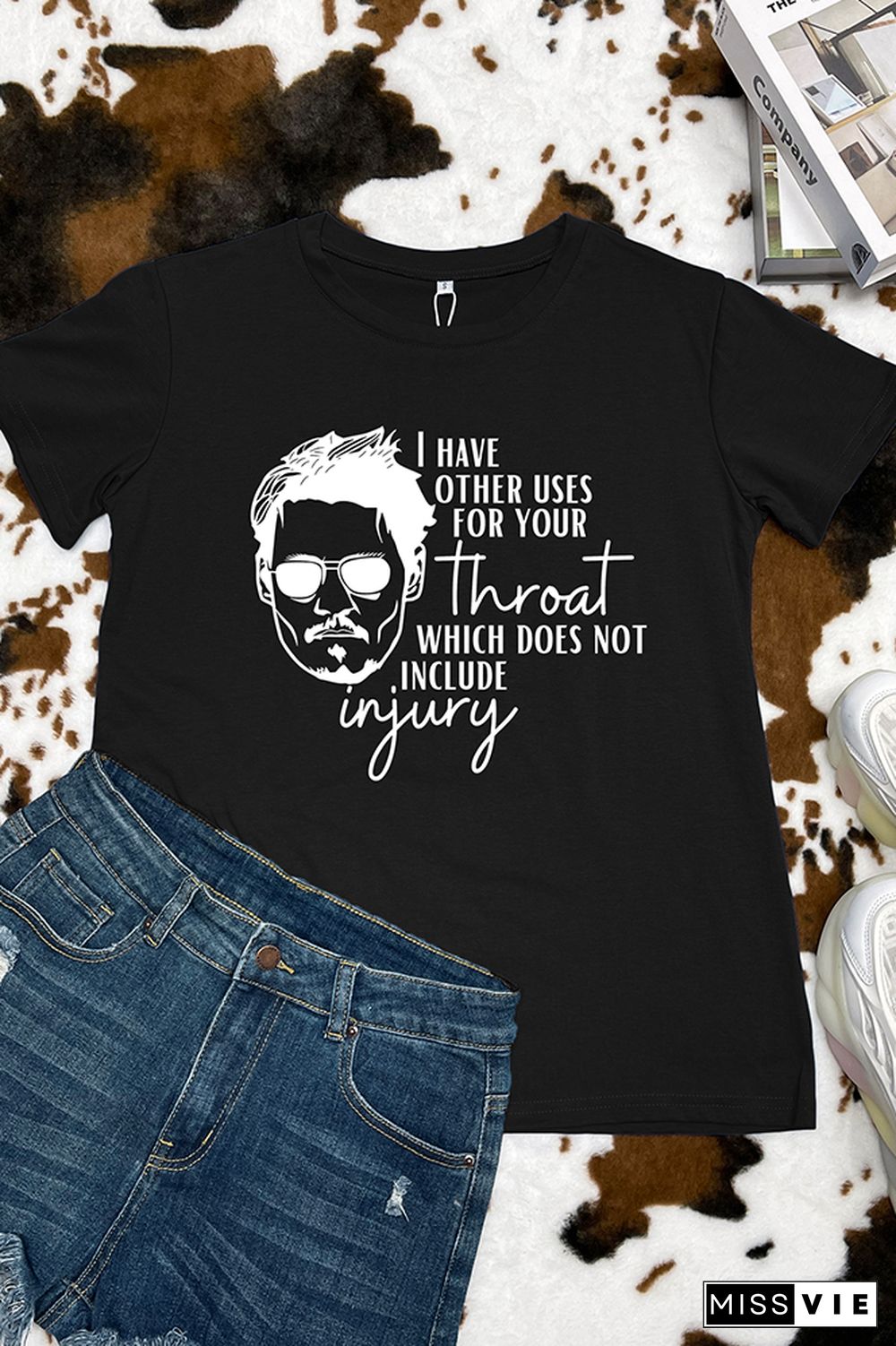 Johnny Depp Trial Graphic Tee Wholesale