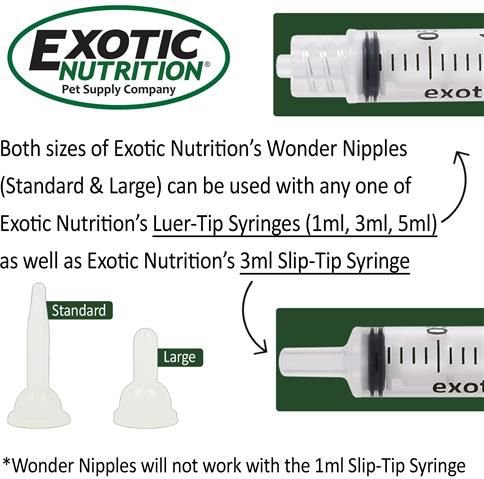 Exotic Nutrition O-Ring Syringes， 5-ml Luer Tip