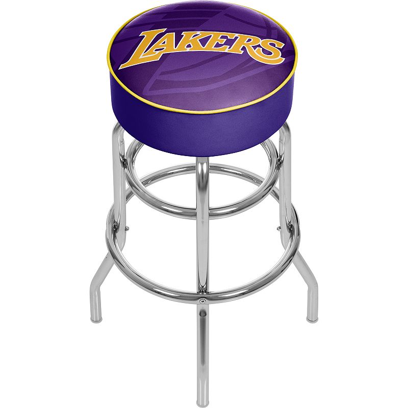 Los Angeles Lakers Padded Swivel Bar Stool